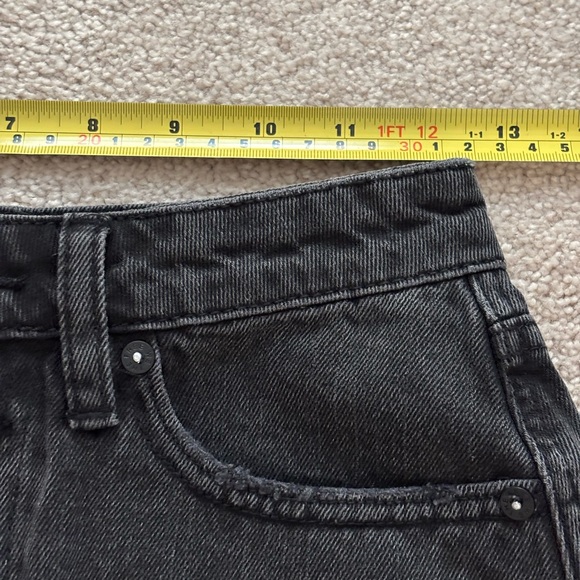 We The Free Black Distressed Denim Mini Skirt‎ - Picture 10 of 10